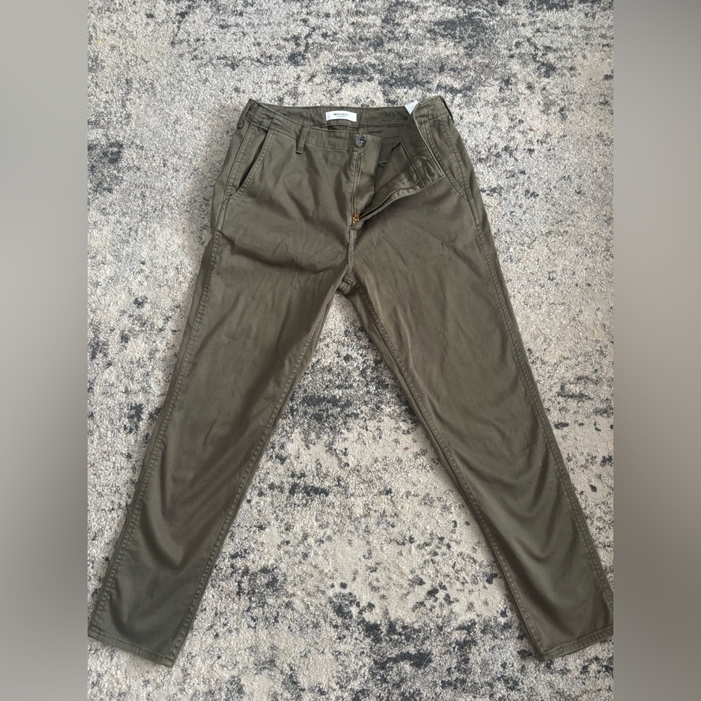 Moussy Vintage Olive Green Pants
